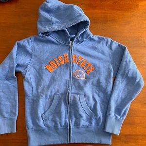 Super soft Boise State zip up hoodie